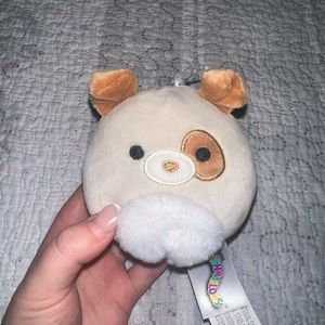 BNWT 3.5” Harrison Dog Clip Squishmallow